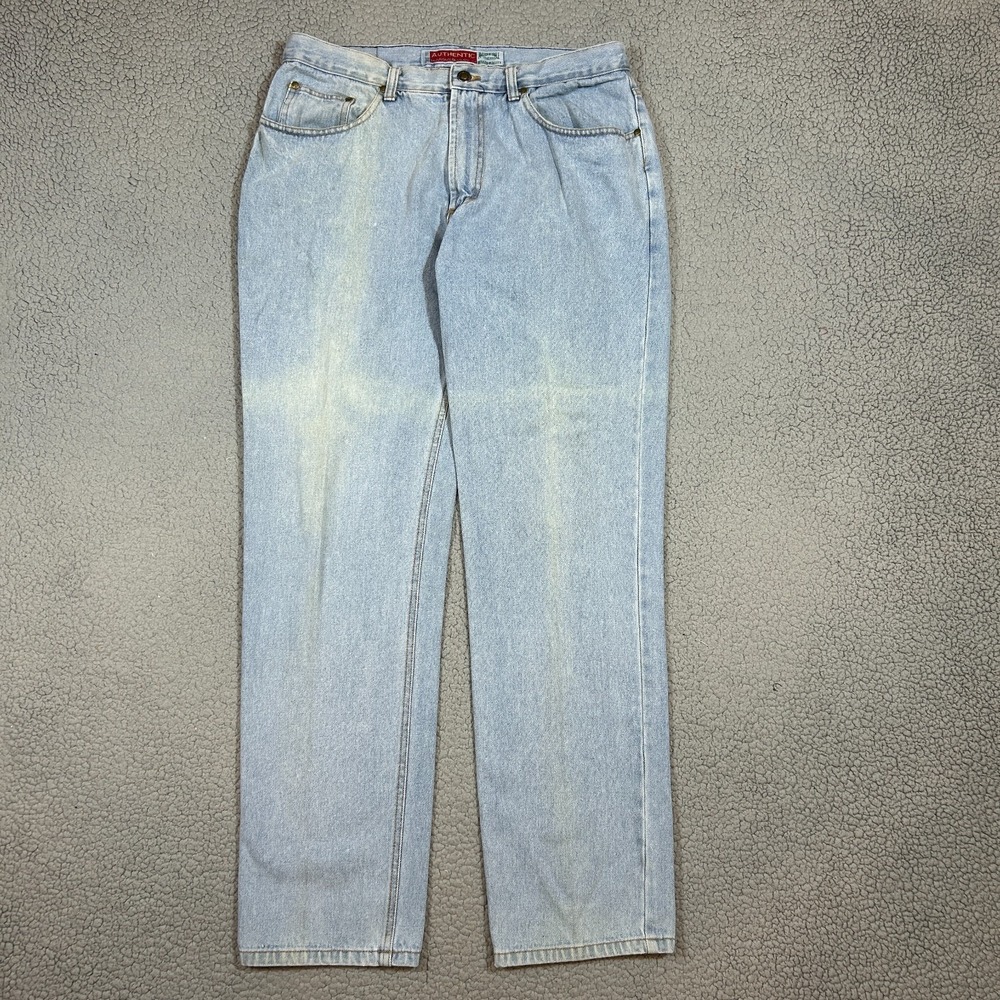 Vintage American Eagle Jeans Mens 36 X 32 Relaxed‎ Straight Y2K Light Wash Denim